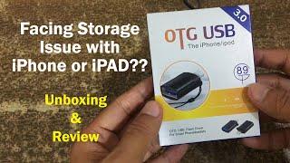 USB OTG Flash Drive for iPhone and iPAD | Unboxing and Review | amtvpro