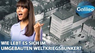 Dicke Mauern, dicke Türen: Wie lebt es sich im umgebauten Weltkriegsbunker?