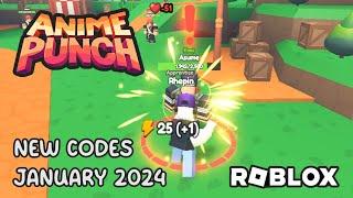 Roblox Anime Punch Simulator New Codes January 2024