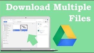 How To Download Multiple Files From Google drive