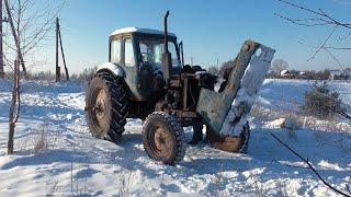 Покупка и перегон советского трактора МТЗ-50 в большой мороз!!! Доедем или нет???