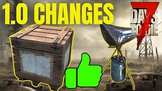 7 Days to Die 1.0 New Features for Storage and Dew Collector!!