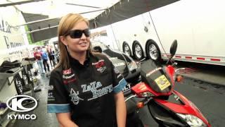 NHRA Drivers on KYMCO Scooters