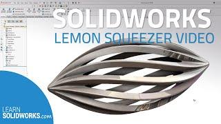 How to model a Lemon Squeezer in SOLIDWORKS?  (AND discover the magic of the Flex Feature!)