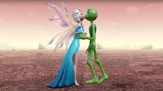 Frozen Elsa Fairy kiss Dame Tu Cosita