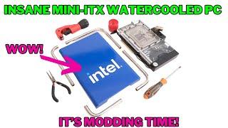 $7000 ULTIMATE Mini-ITX PC MOD in a Cooler Master NR200P! | Part 2 - It's MODDING time!