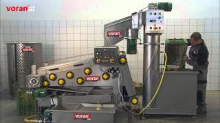 voran Bandpresse EBP500 mit Wasch- und Mahlanlage WALC