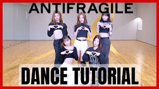 LE SSERAFIM - 'ANTIFRAGILE' Dance Practice Mirror Tutorial (SLOWED)