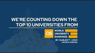 World University Rankings by Subject 2021 | Natural Sciences