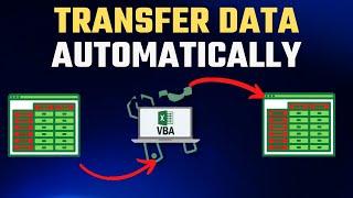 Transfer Data in Excel From One Worksheet to Another Automatically Using VBA and Macros