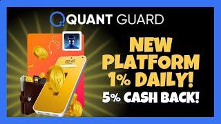 NEW Platform Alert  Quantguard Review  1% Daily Launching Today! ⏰ Long Term Opportunity⁉️