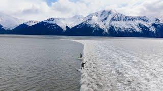 Massive 35ft Tide Surge Created the LARGEST Tidal Bore in North America