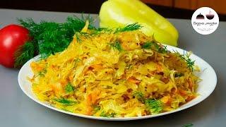 Вкуснейшая начинка для пирогов за 10 минут  Тушеная капуста  Filling  Braised cabbage