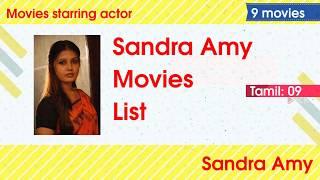 Actress Sandra Amy Movies List.