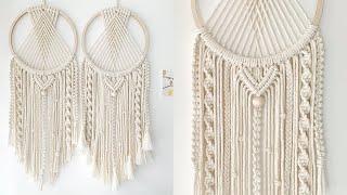 [MACRAME DIY](sub) CROSS DREAMCATCHER : 마크라메 크로스 드림캐쳐 만들기