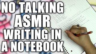 No Talking ASMR Writing with Mechanical Pencil in a Notebook