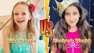 Like Nastya VS Evelyn's World Transformation 2024  From Baby To Now