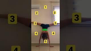 Handstand challenge / gymnastics challenge / Lera the gymnast #shorts #gymnast #challenge