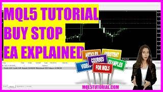 MQL5 TUTORIAL - Buy STOP Explained (not Buy Limit, don't confuse it)