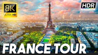 Experience FRANCE: Beautiful Views & Treasures | 8K ULTRA HD | HDR Dolby Vision #8K