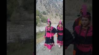 Kalash tribe towards the festival stage #kalashvalley #chitrali #kalashi #newvideo