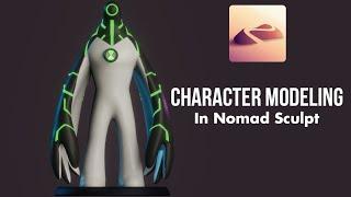 Nomad Sculpt Character Modeling 01 -  Character blockout