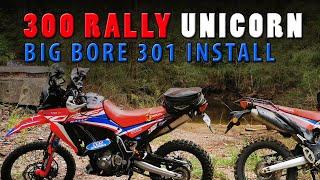 CRF 300 Rally Test Ride - 301 BIG BORE | SSS Stage 3 Kit - Part 1 #honda #adventure