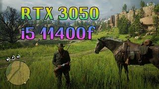RTX 3050 8gb + i5 11400f in test 13 games