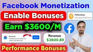 Earn $3600  Enable Facebook Bonuses 2024 | Facebook Performance Bonuses Earnings