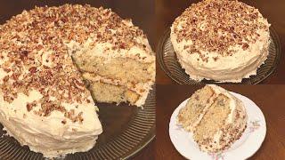 Southern Butter Pecan Cake - Butter Pecan Cake Recipe - Ellen’s Thanksgiving Series 