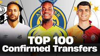  TOP 100 CONFIRMED JANUARY TRANSFERS 2025!  FT. Duran, Neymar, Morata...