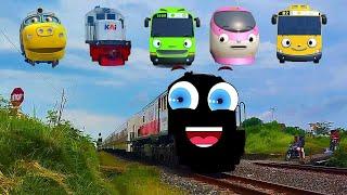 Mari Bermain Tebak Gambar Kereta Api Lucu CC201, Chuggington, Bus Rogi, Titipo Genie, Bus Lani