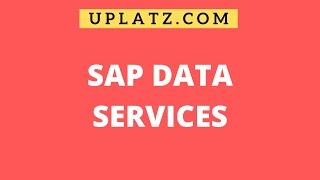 SAP Data Services (SAP BODS) Overview | SAP Data Services Training | SAP BODS Tutorial | Uplatz