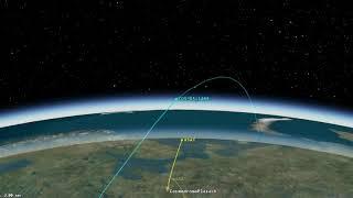 Simulation of the ASAT test from 15 November 2021