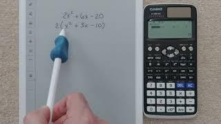 CASIO fx-991EX - Find Factors of Quadratic - Part 1