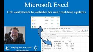 Microsoft Excel: Link your worksheets to websites for almost real-time value updates