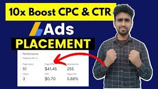 Boost AdSense CPC & CTR || Ads Placement Guide in Hindi || AdSense CPC kaise Badhaye?