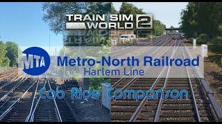 Harlem Line - Cab Ride Comparison - Train Sim World 2