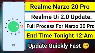 Realme Ui 2.0 Update Full Process For Realme Narzo 20 Pro | Realme Ui Early Access Full Apply Live