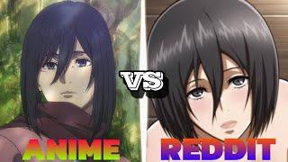 Attack on Titan || Anime vs Reddit