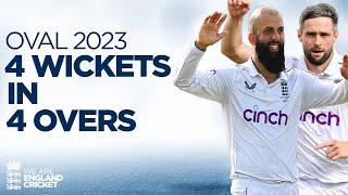  4 Wickets In 4 Overs! |  Chris Woakes & Moeen Ali Change The Game at The Oval | Ashes 2023