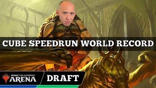 CUBE SPEEDRUN WORLD RECORD | Chromatic Cube Draft | MTG Arena