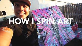 How I Make My Spin Art