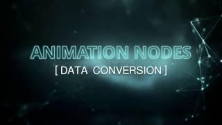 DATA CONVERSION | Blender Animation Nodes (Visual Programming for Artists)