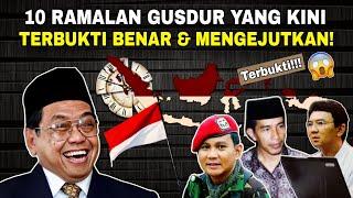 10 RAMALAN GUSDUR yang menggemparkan & kini TERJADI‼️Ada Jokowi hingga Prabowo. No 1 mengejutkan!