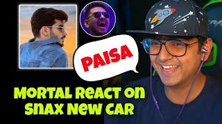 Mortal React on Snax New Car n Trolling Aman 