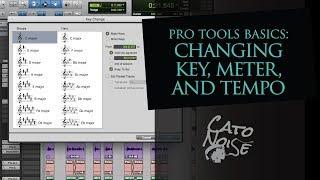 Pro Tools Basics: How to Change the Key, Meter, Tempo