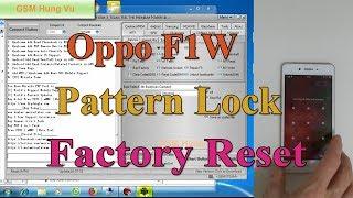 Factory Reset Oppo F1W Forgot Pattern Lock by Miracle Thunder