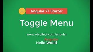 Angular Togglehamburger Menu