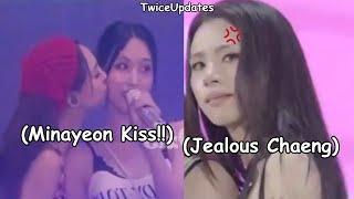 twice chaeyoung getting jealous to *minayeon* mina & nayeon sweet moments